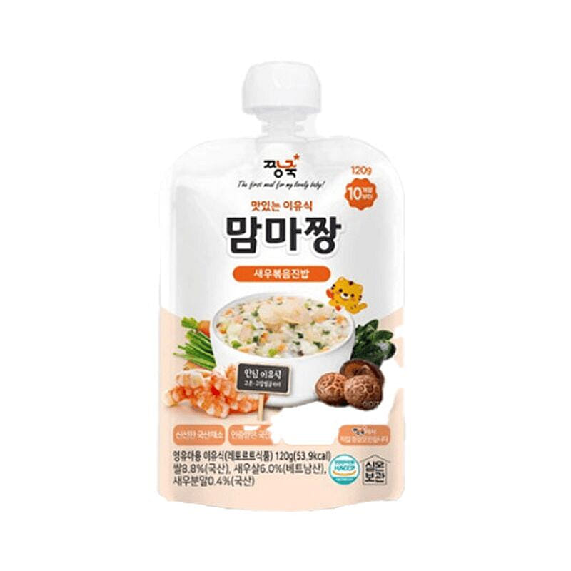 짱죽 맛있는 이유식 맘마짱 - 새우볶음진밥 120 그램