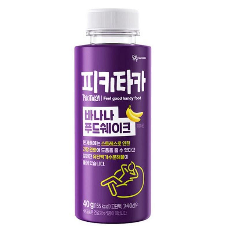 [한국 직배송] 피키타카 대상 바나나 푸드쉐이크 40g, 1개 40 그램