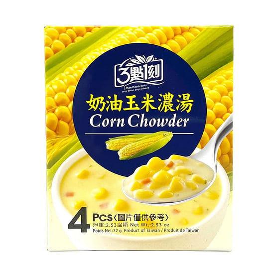 weee_instant_3:15pm Corn Chowder 4pcs 72 g