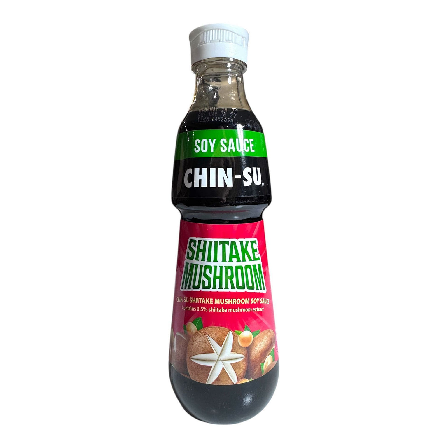 CHIN-SU Shiitake Mushroom Soy Sauce - 16.9oz 500 ml