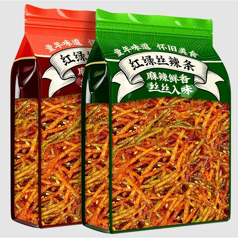 Vintage Red & Green Shreds Spicy Strips 100g*2 200 g