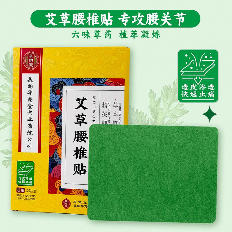 Mugwort Lumbar Patch 12 Pcs/Box 1 box