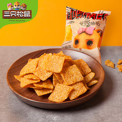 Three Squirrels, Xiaomi Dumplings, Casual Snacks, Spicy Snacks 600 g