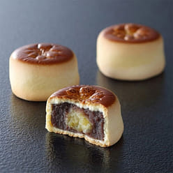 日本传统和菓子老铺 源吉兆庵 织部锦 栗子红豆月饼馒头 6枚装 1 盒