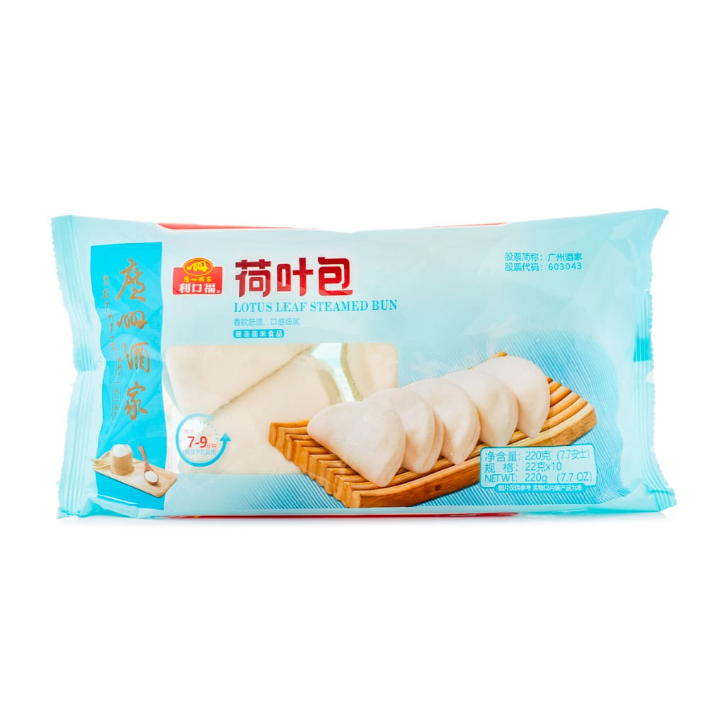 Li Kou Fu 냉동 연꽃 모양 찐빵 220 그램