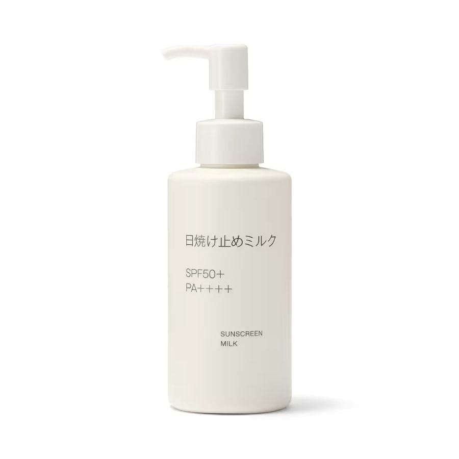 MUJI Sunscreen Milk SPF50+ PA++++ 150 그램