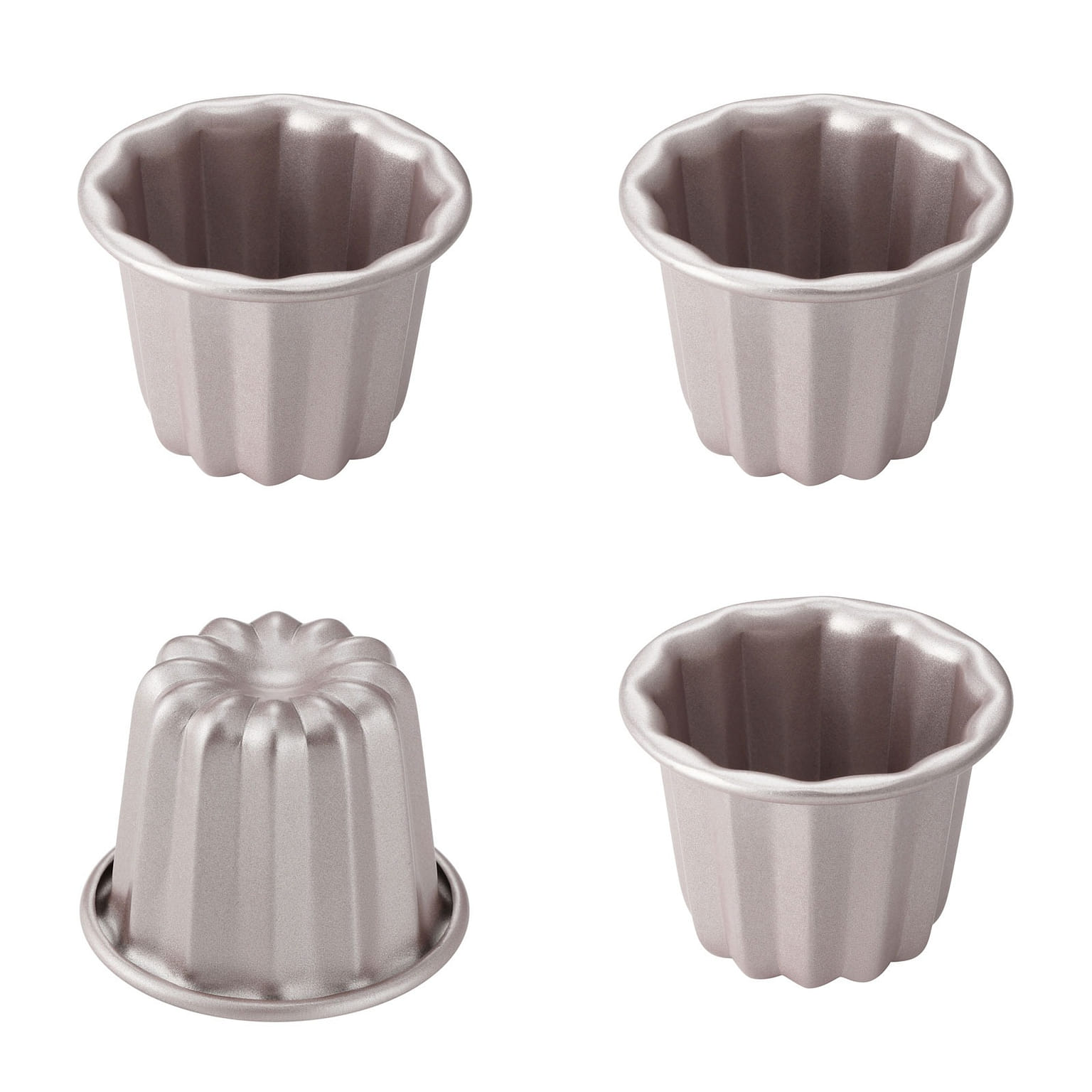 CHEFMADE 2.6-Inch Non-Stick Canele Mold Cake Pan 1 個