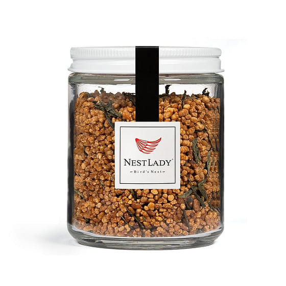 weee_beverages_NESTLADY Brown Rice Green Tea 110g  Genmaicha - Japanese Loose Leaf Tea 1 count