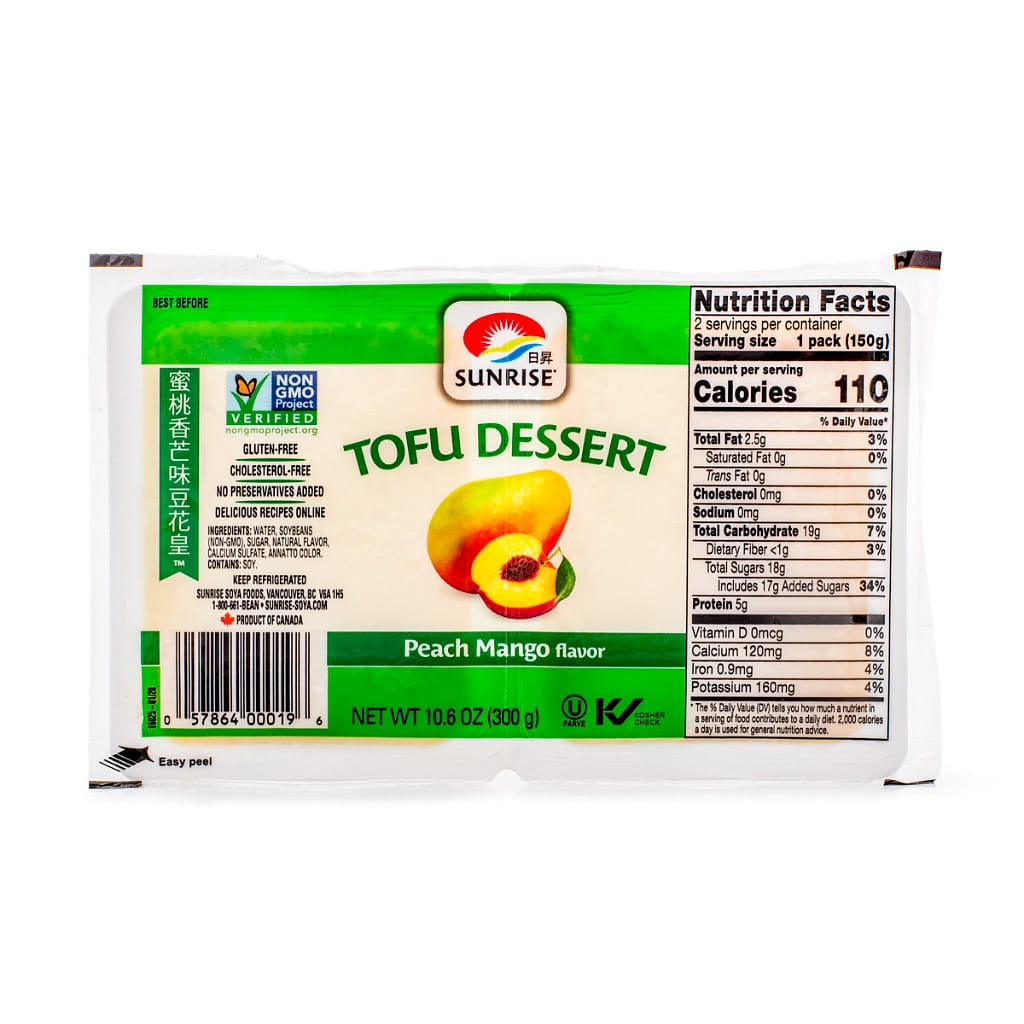 Sunrise Peach Mango Tofu Dessert 10.6 oz