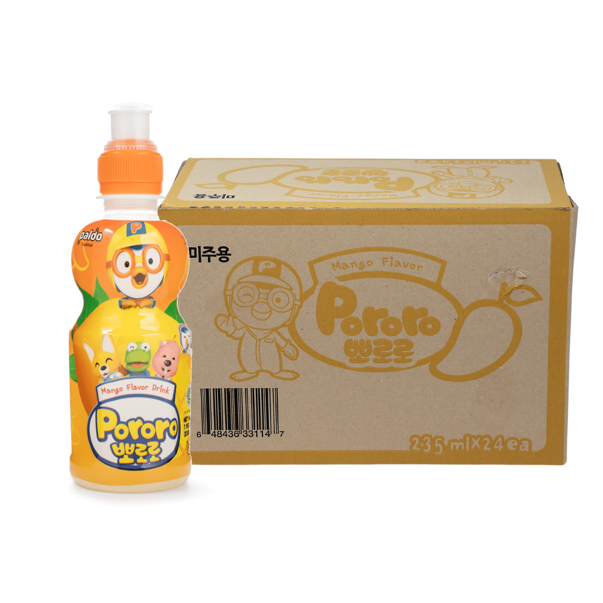 Paldo Pororo Mango Juice 7.95 oz pack of 24 1 ส่วน