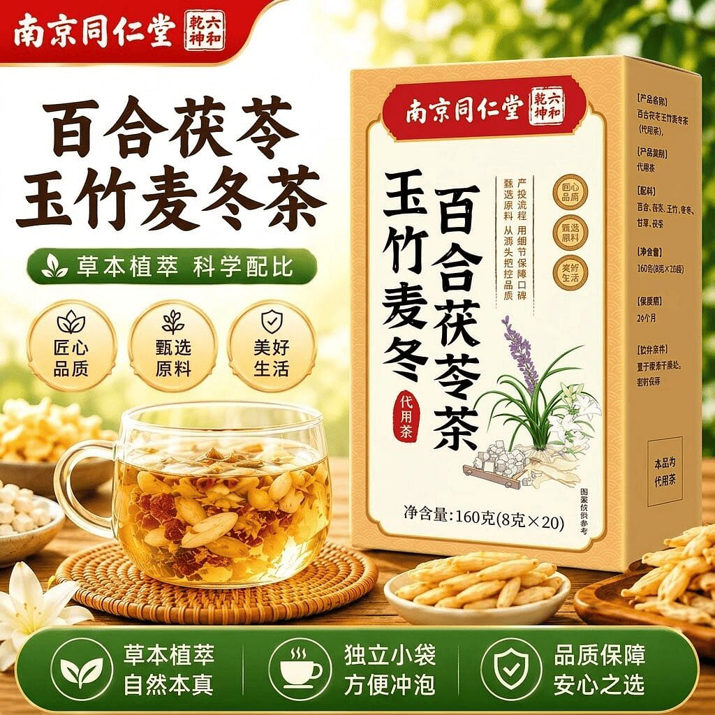 NanjingTongrentang Polygonatum Lily Herbal Tea Bag 160 g