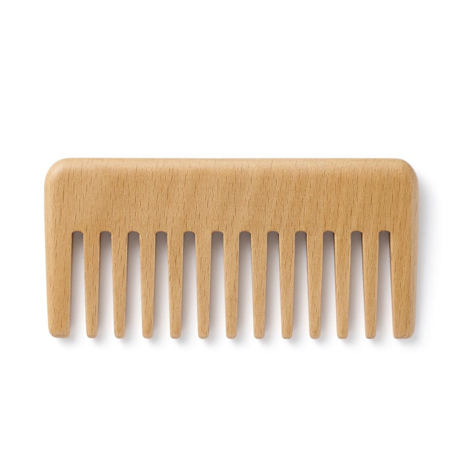 MUJI Beech Hair Comb Approx. L 10.7cm 1 count