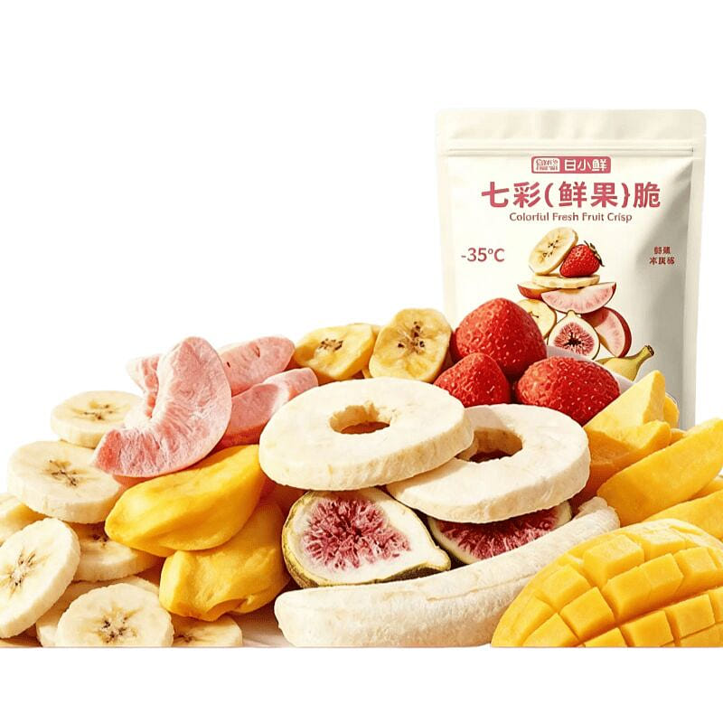 Gan Xiaoxian 7-colour fresh fruit crisps 150g*1 ba 150 g