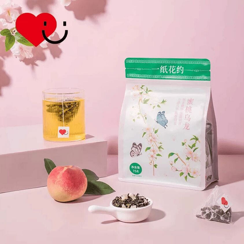 A paper of flower-appointment peach oolong 75g 75 g