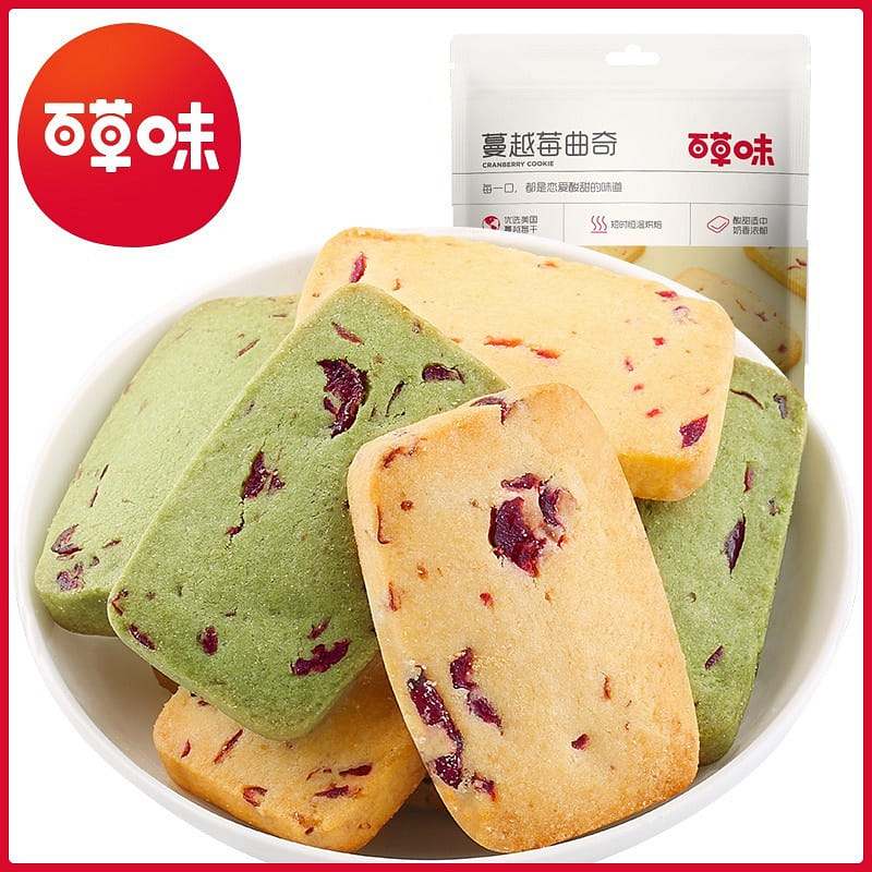 Cranberry cookies Casual pastry office snack cookies 100 グラム