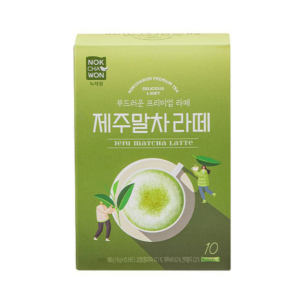 녹차원 제주말차 라떼 10p 1 개