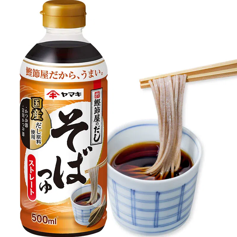 鲣鱼荞麦面汁1瓶 汤面拌面蘸料汁 500 毫升