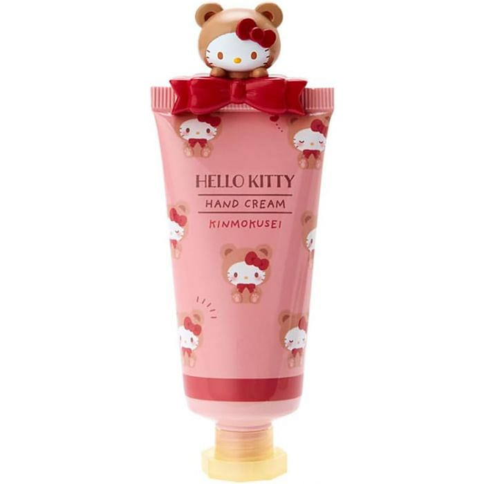 Japan Sanrio Hello Kitty 卡通变装公仔 香氛保湿护手霜(桂花香/小熊装款) 30g 30 g