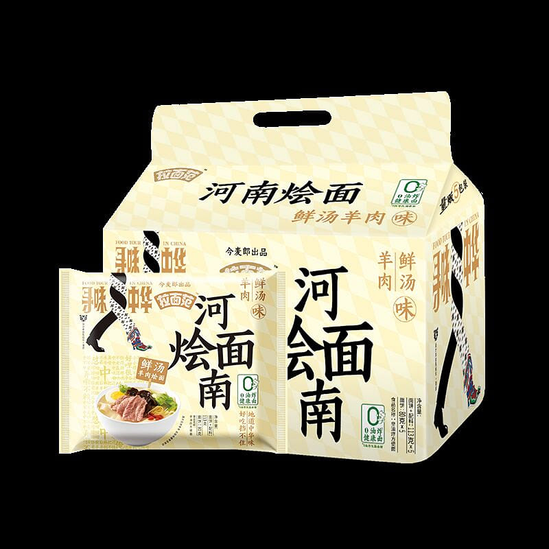 Non-fried instant noodles 570g 5 packs. 570 g