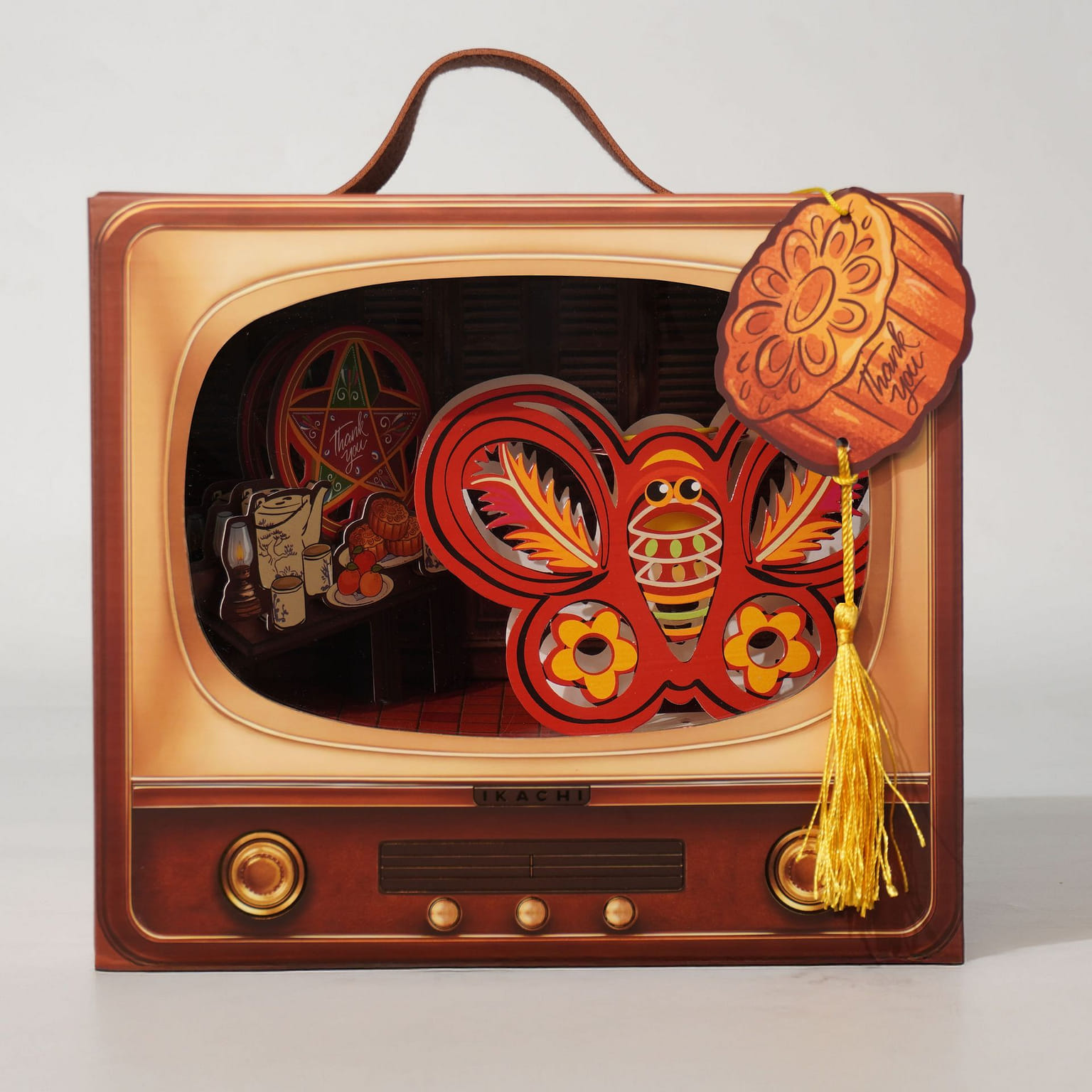 Ikachi Mini TV Butterfly Premium Mooncake 918 g