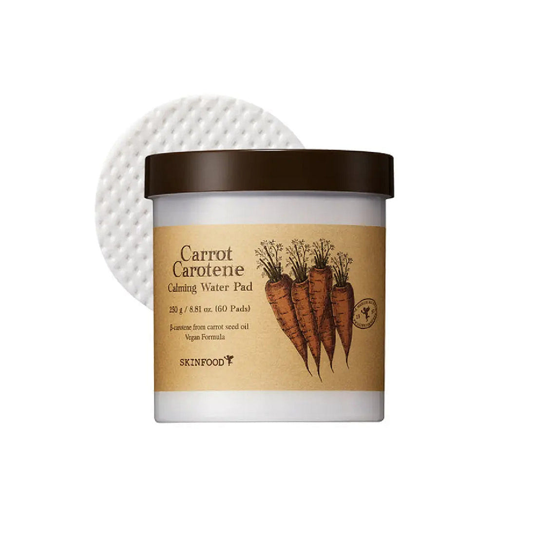 Skinfood Carrot Carotene Calming Water Pad 60ea 60 ส่วน