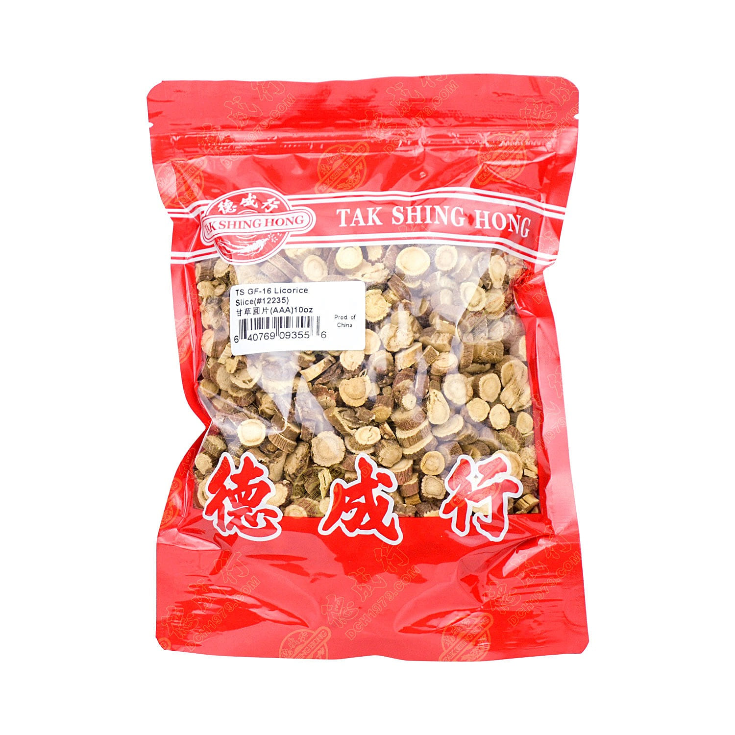 Tak Shing Hong Licorice Slice (Gan Cao Yuan Pian) 10 온스