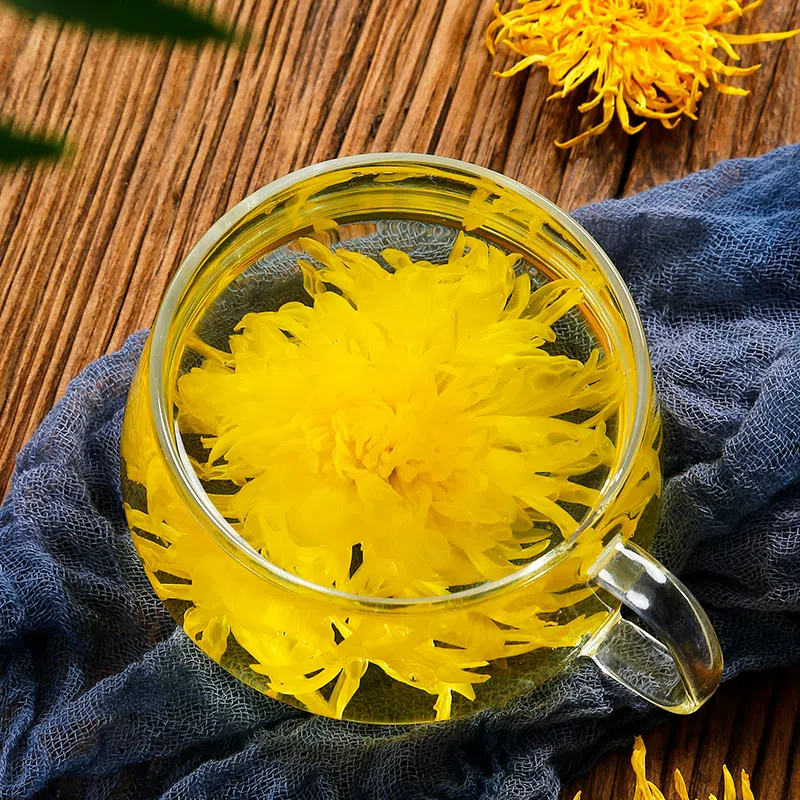 Chrysanthemum tea, golden silk chrysanthemum, one cup, yellow chrysanthemum canned morning tea, 1 can, 20g, about 40 flowers 20 グラム