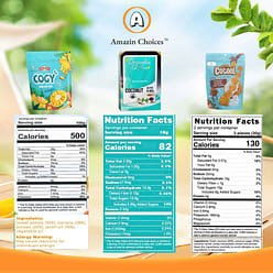 코코넛 커피, 코코넛 커피 케이크, 건조 과일 3 개입