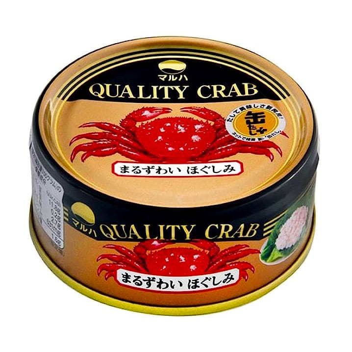 Canned Food Crab Meat Sea Prepared MARUHA110g 1 each