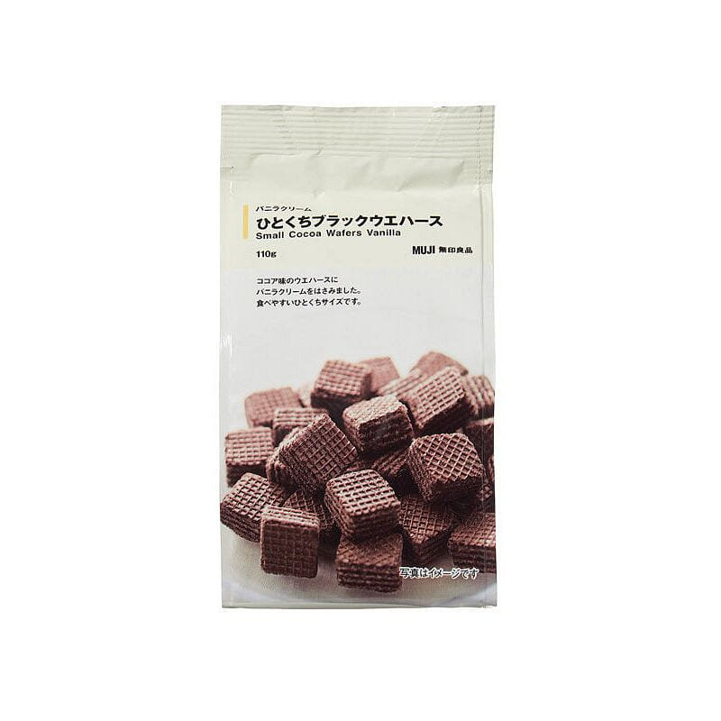 MUJI 香草奶油可可 威化餅乾 110g - Weee!