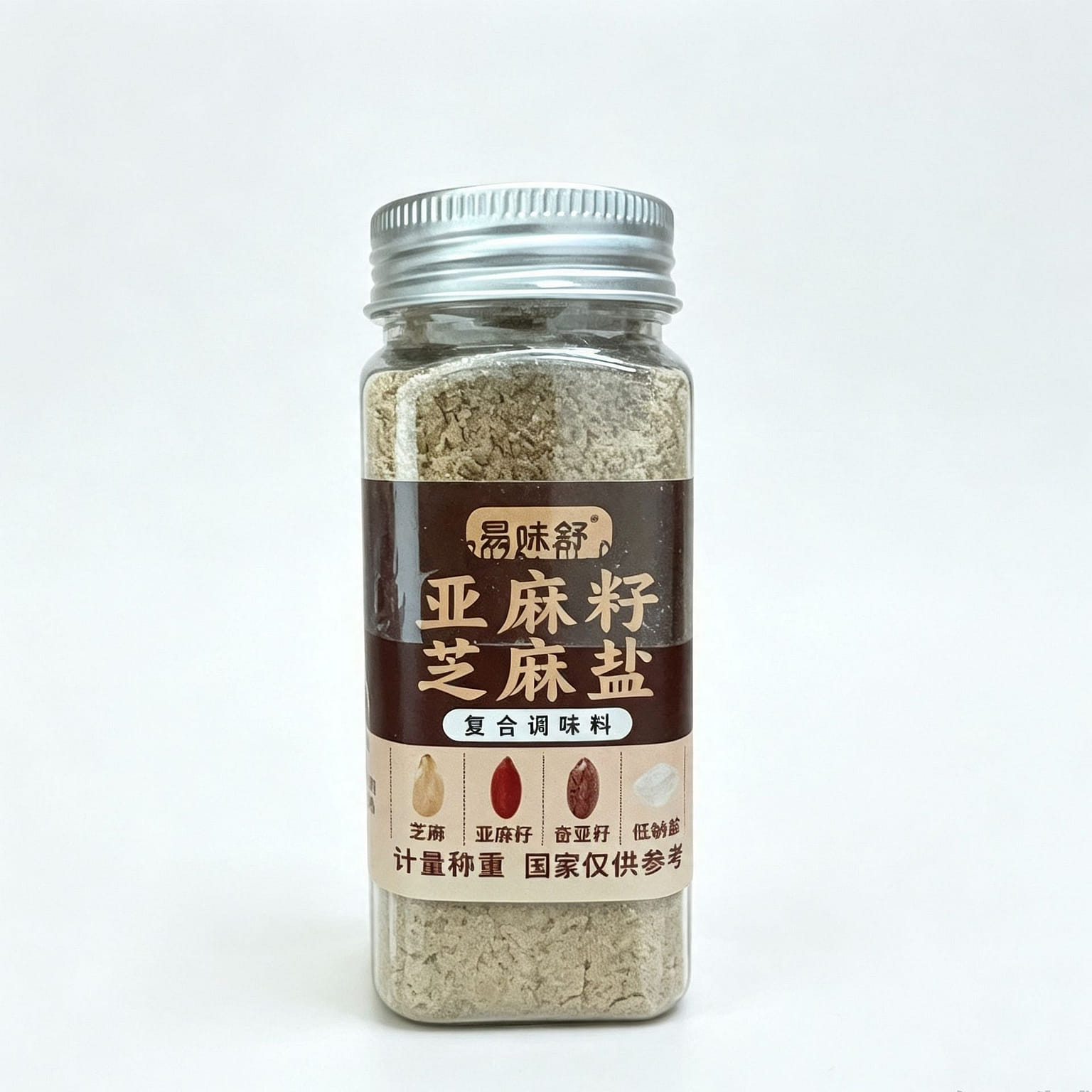 Zuiyuge Flaxseed and Sesame Salt 1 Bottle 80 g