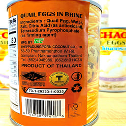 DELICIOUS EXOTIC QUAIL EGGS FROM THAILAND 425 g