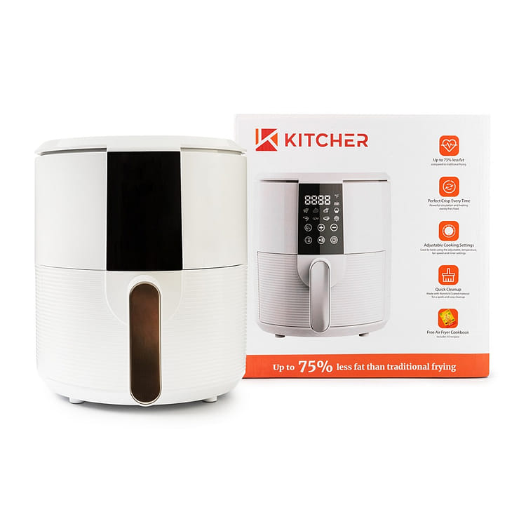 Kitcher ノンフライヤー（ホワイト）3.5Qt - Weee!