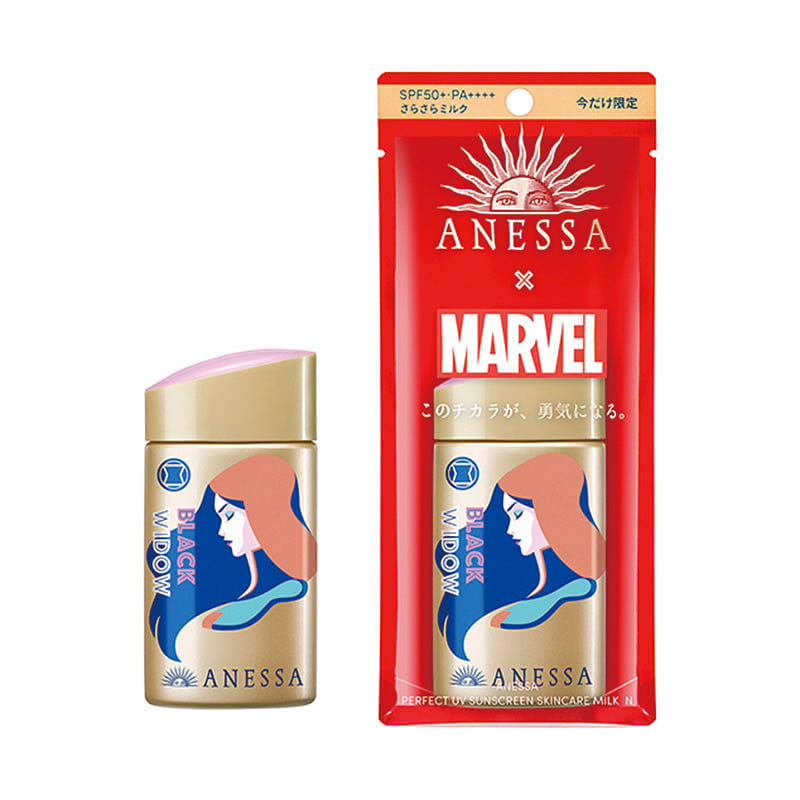 Anessa UV Skin Care Milk N MARVEL Sunscreen UV Protection #Black Widow 60ml 60 밀리리터