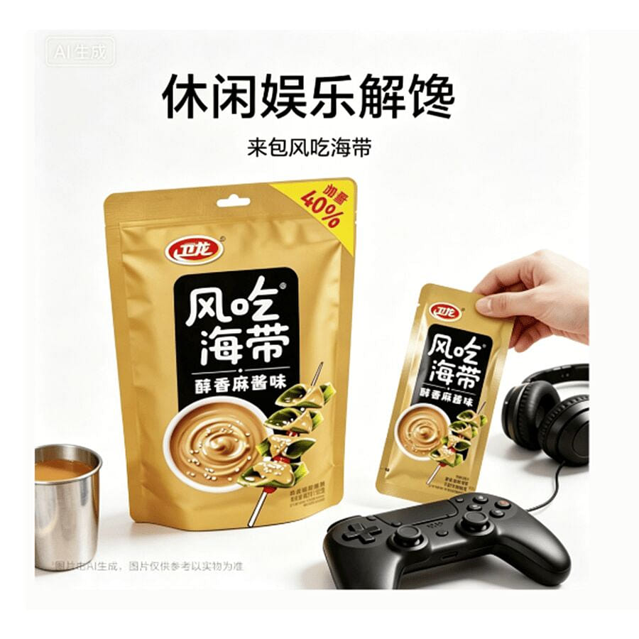 Wei Long fengchi kelp sesame sauce flavor 112g. 112 g