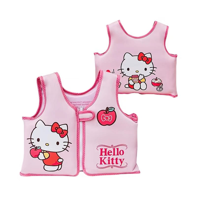 Children Non-Inflatable Buoyancy Vest Life Jacket For Swimming-HelloKitty 1 each