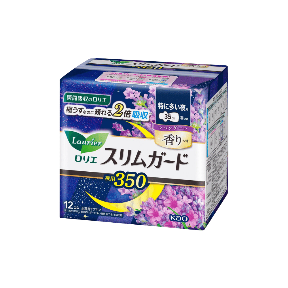 Laurier Slim Guard Lavender For Nightsanitary napkin 35cm 12Pcs 1 개