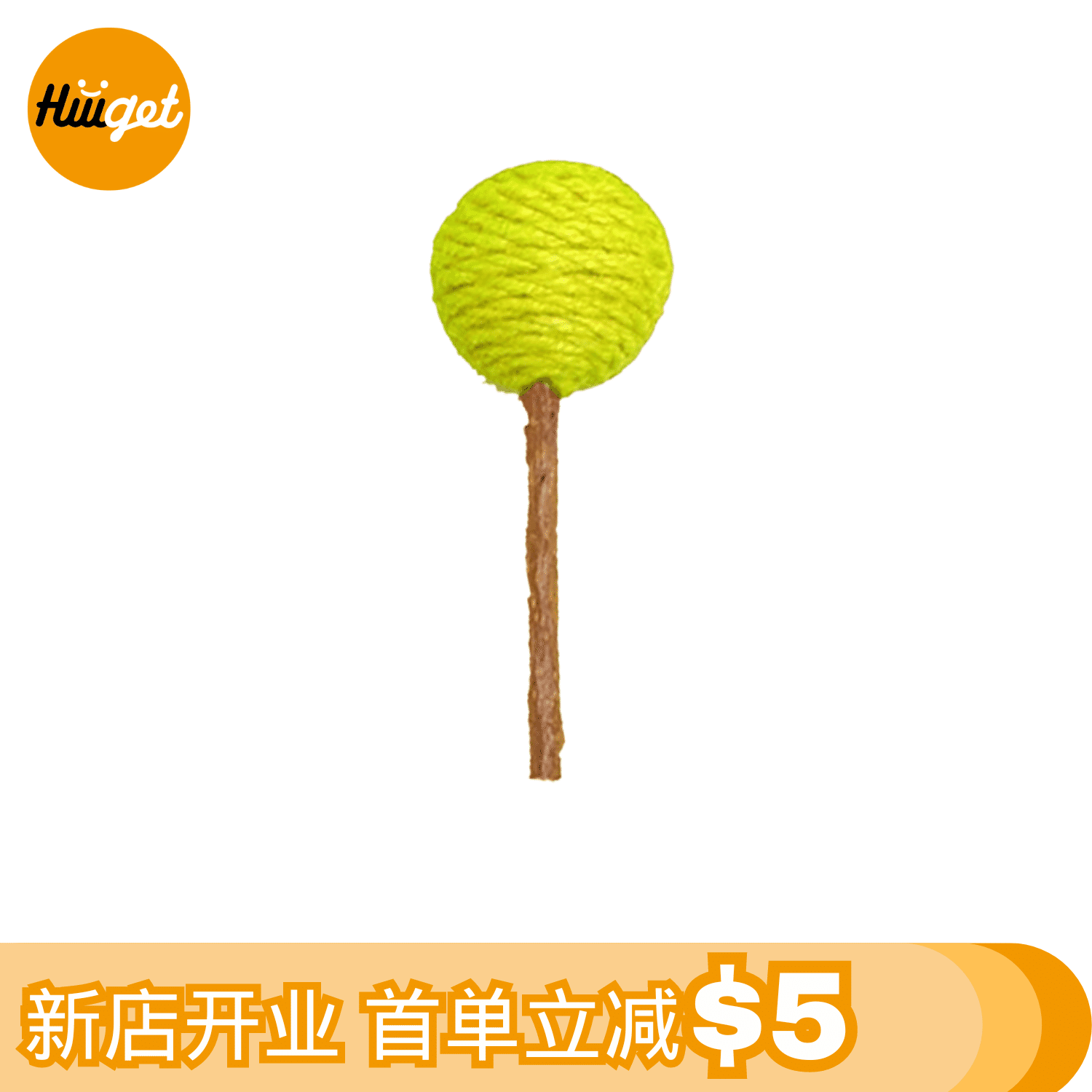 [HiiiGet] Lollipop Polygonum Matatabi Cat Toy-Green BBTMTLWJ-LS 1 อัน