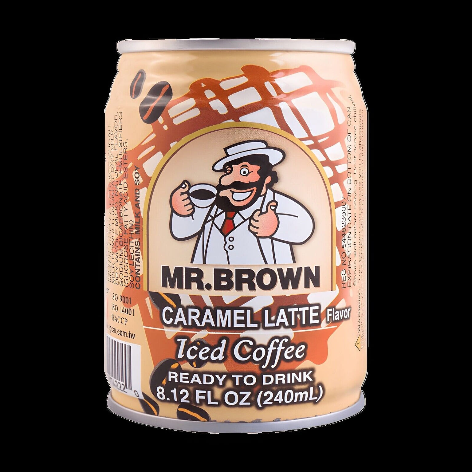 Mr. Brown Coffee (Caramel Latte)8.12 FL OZ X 24 PK 8.12 액량 온스
