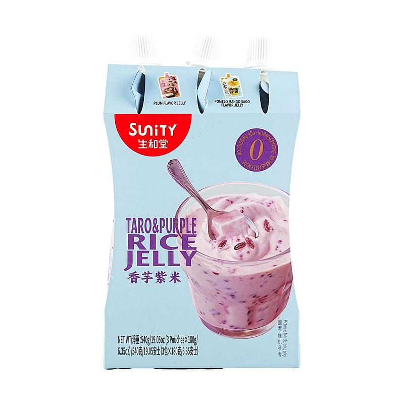 Sunity Taro & Purple Rice Jelly 180g 3 개입