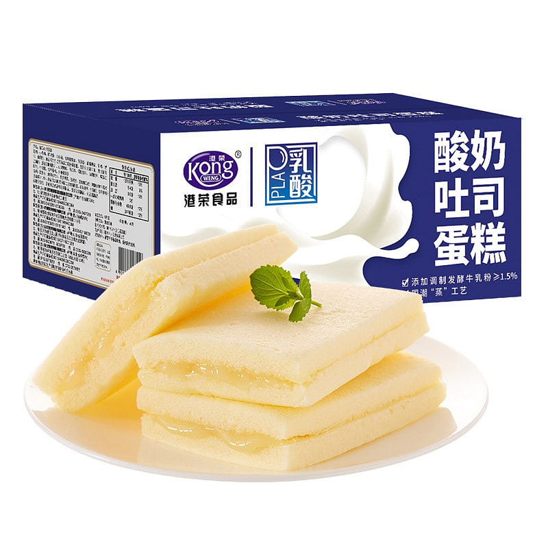 Kong Weng Sandwich Yogurt Toast Cake 450g 450 g