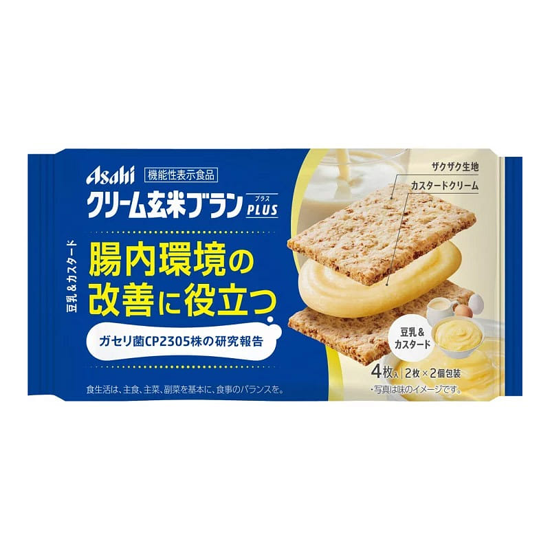 Cream brown rice plus soy milk & custard 72g 1 개