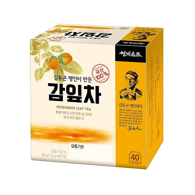 Ssanggye Korean Persimmon Leaf Tea 40 Tea Bags 1 each
