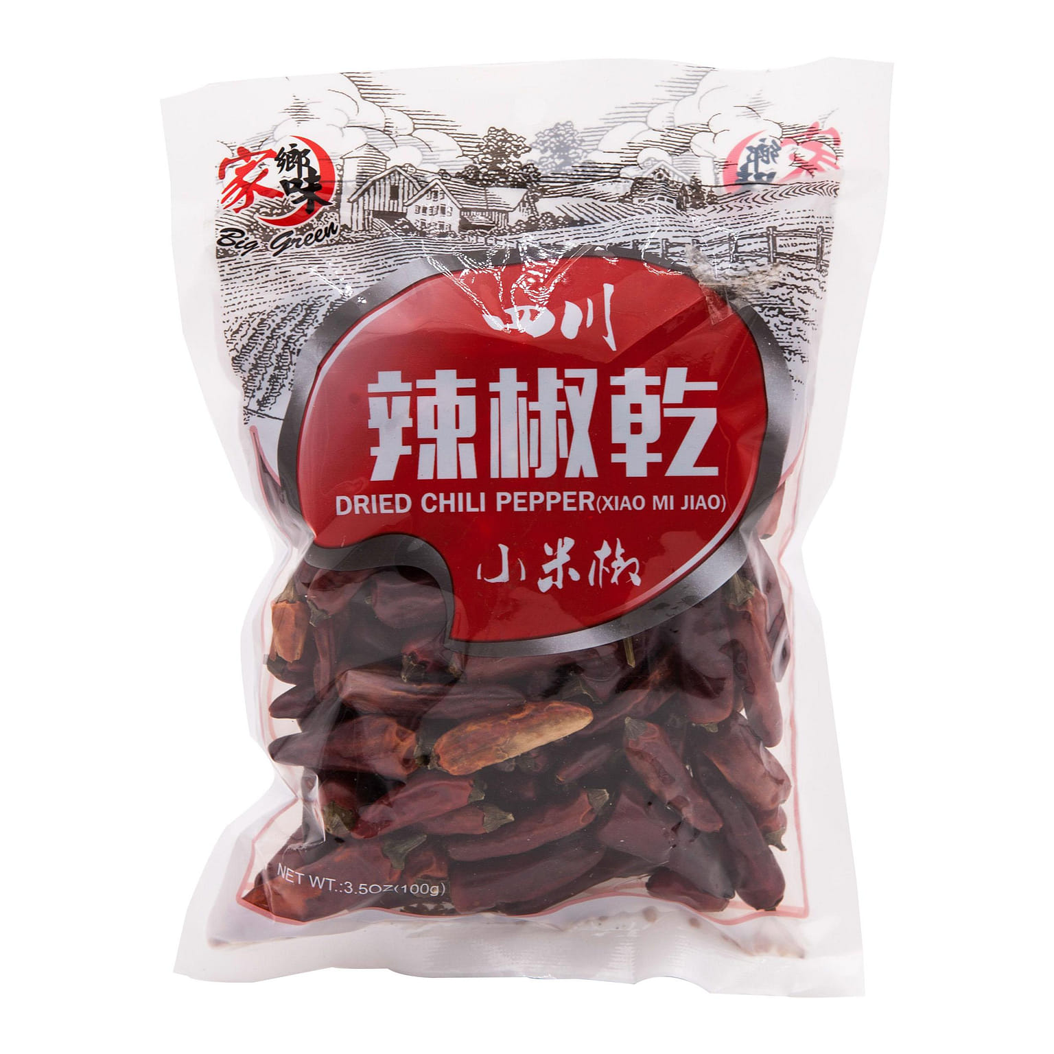 Dried Chili Pepper (xiaomijiao) 3.5 온스