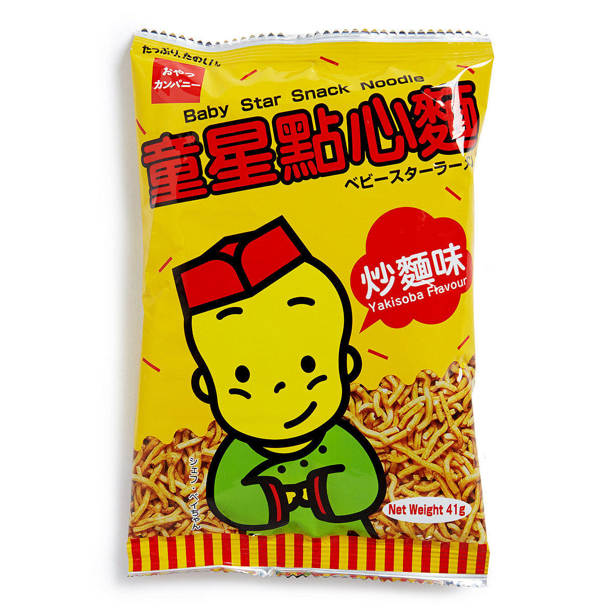 OYATSU BABYSTAR Snack Noodle Yakisoba Flavor 41g 1 each