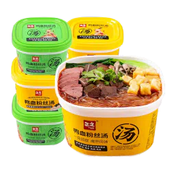 Authentic Nanjing Duck Blood Vermicelli Soup 177g * 1 box of original flavor ready to eat sweet potato vermicelli instant instant instant instant noodles for supper 177 g