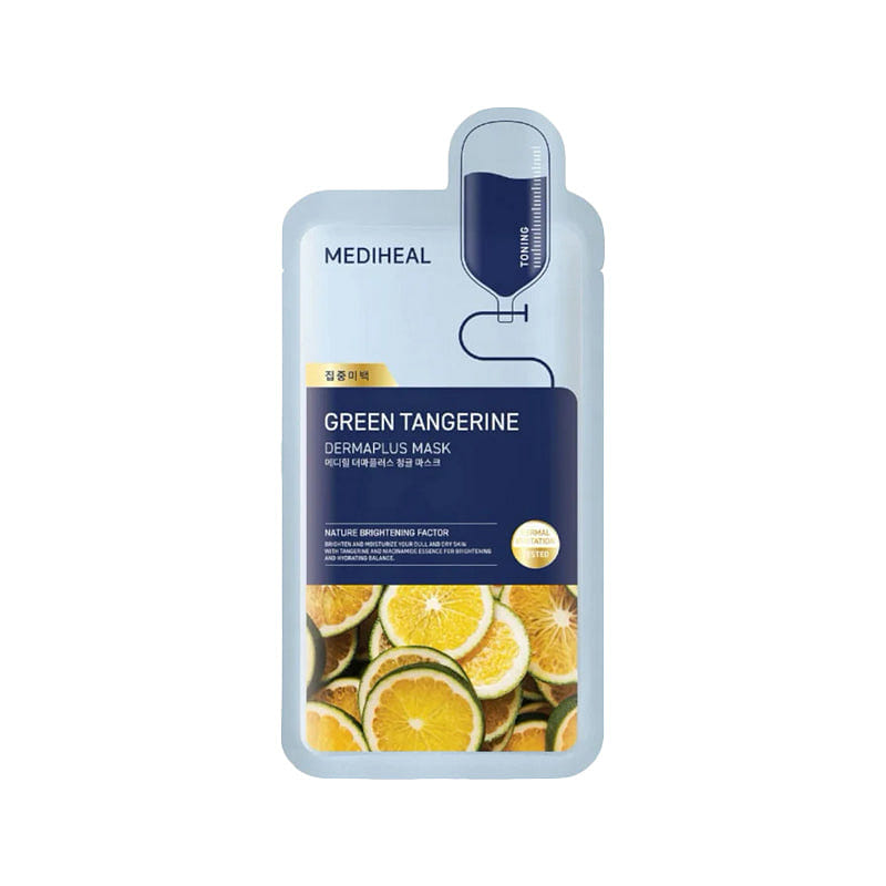 MEDIHEAL Dermaplus Green Tangerine Mask 10 Sheets 1 개