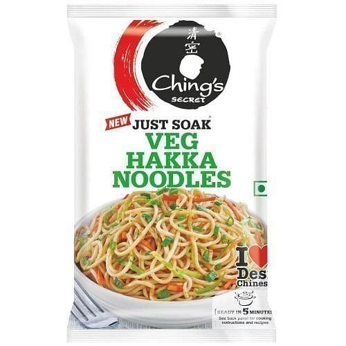 Ching's Secret Just Soak Veg Hakka Noodles, 5 oz pack 5 ออนซ์