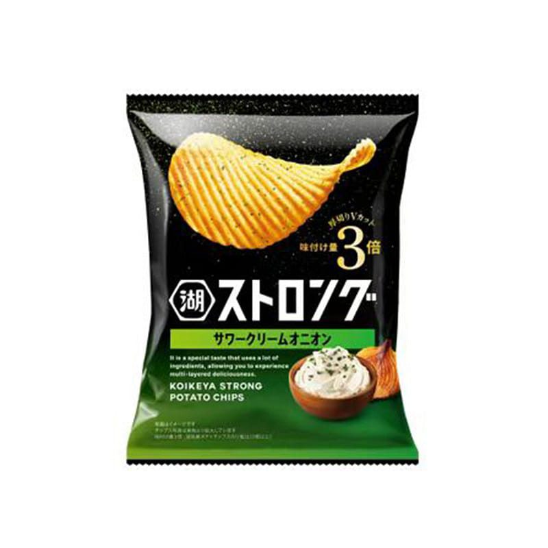 [Japan Direct Mail] KOIKEYA Strong Potato Chips Rich Sour Cream Onion Flavor 55 กรัม