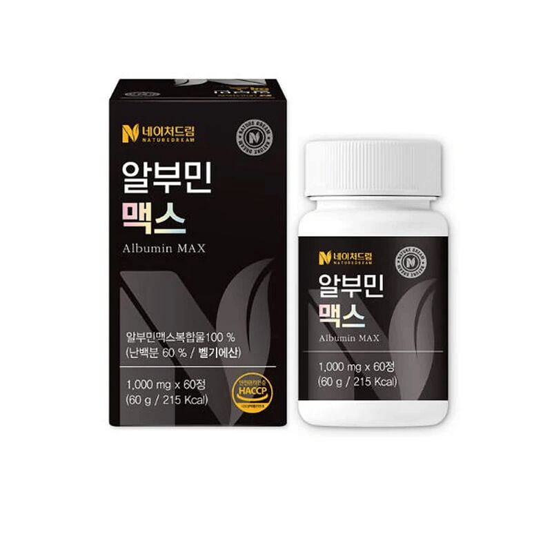 네이처드림 알부민 맥스 (1000mg x 60정) 60 개입